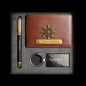 Custom Wallet, Pen & Keychain Combo Set